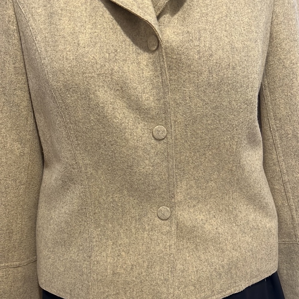 Green wool jacket - Picture 6 of 8